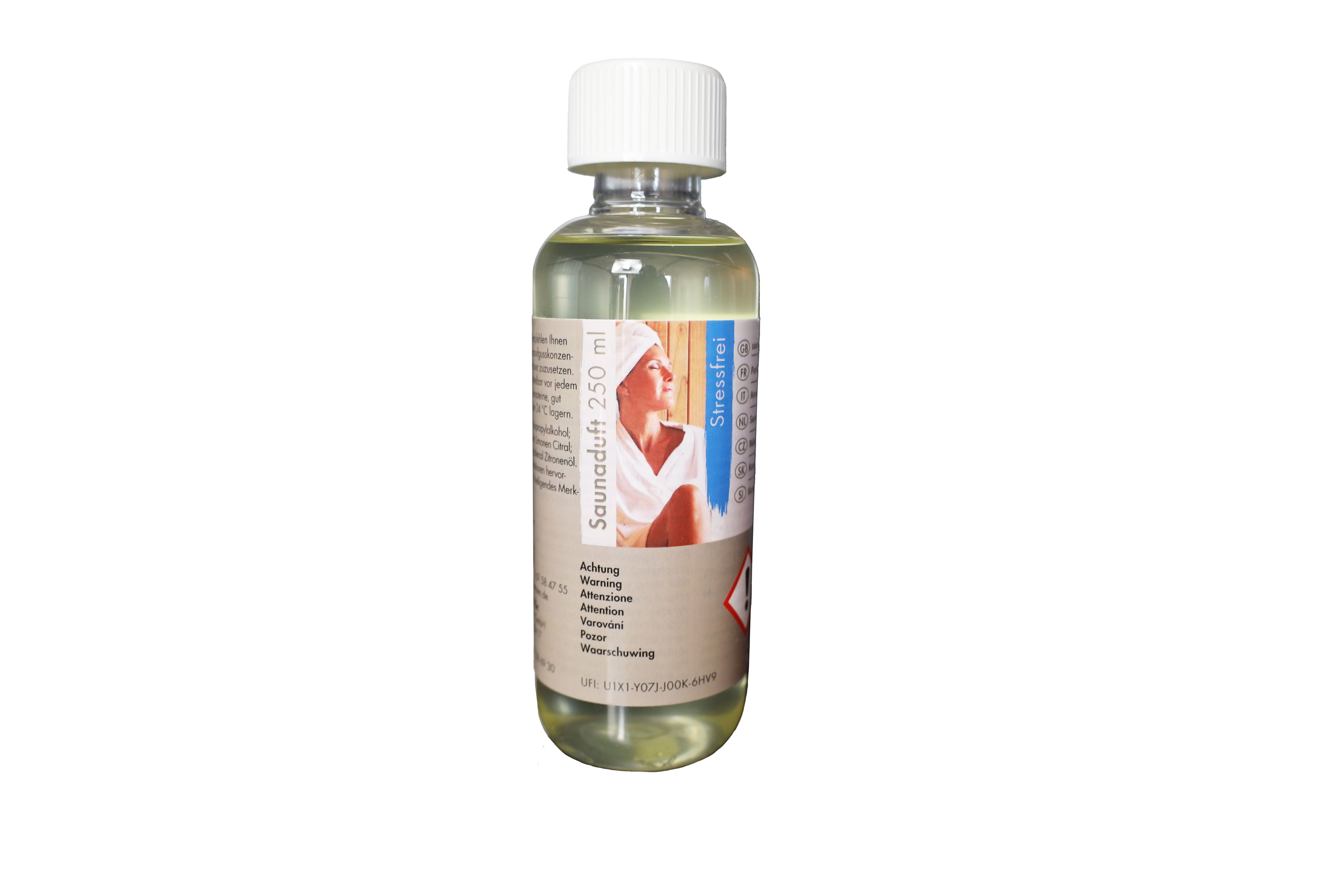 Saunaduft Stressfrei 250ml / Lagerabverkauf