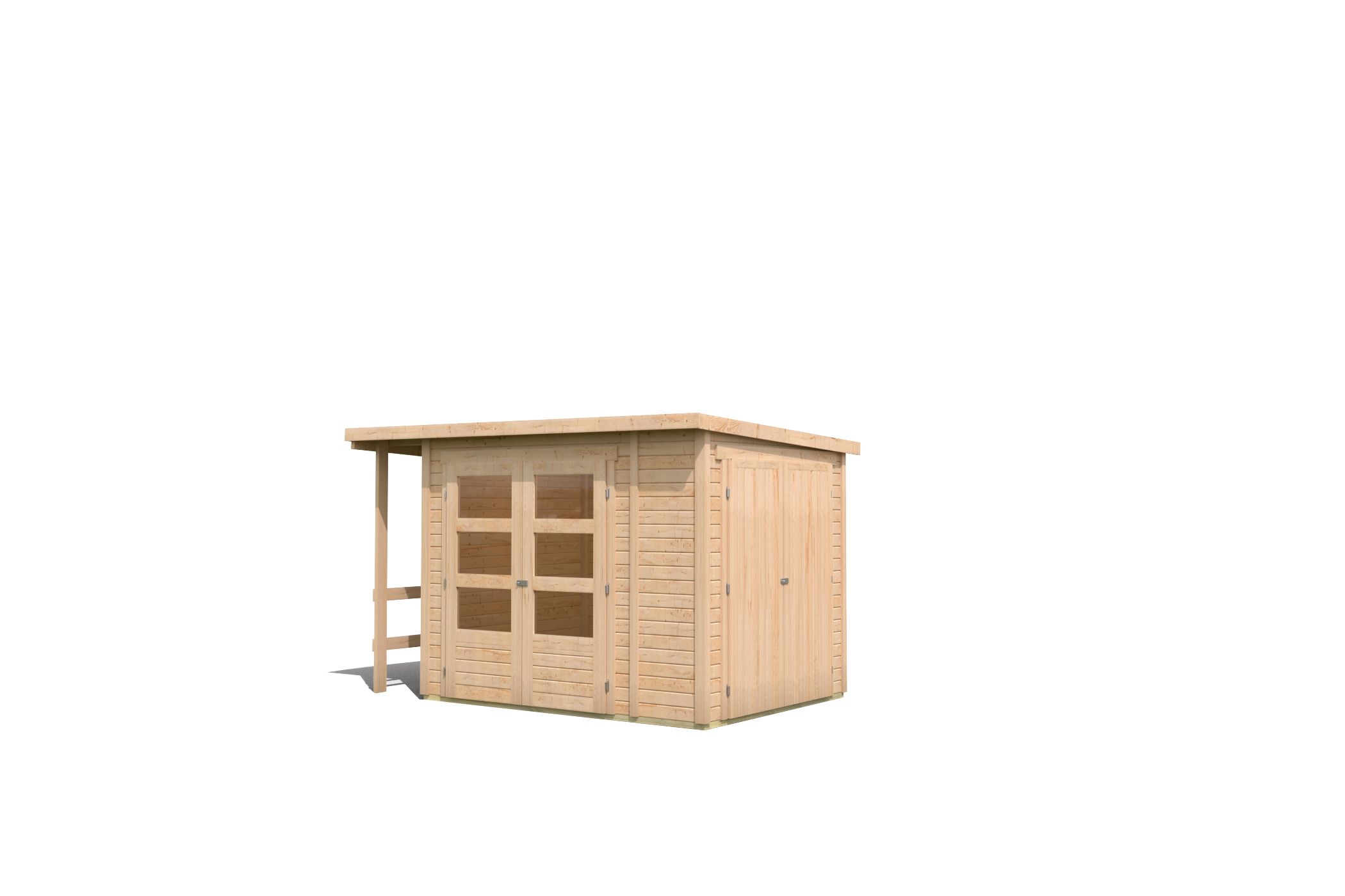 Gartenhaus Multifunktionshaus Pultdach 19mm