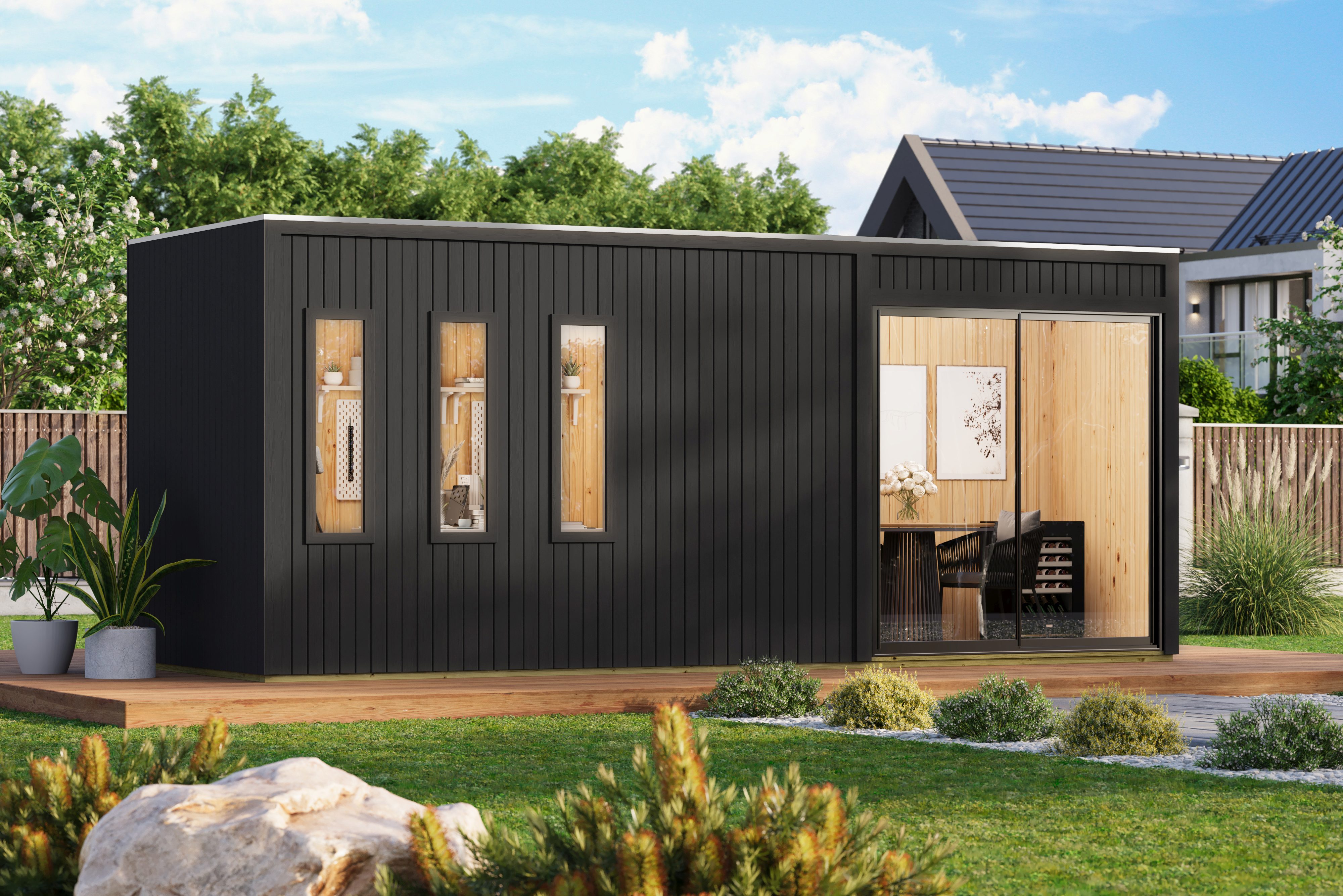 Gartenhaus Homeoffice Studio 3
