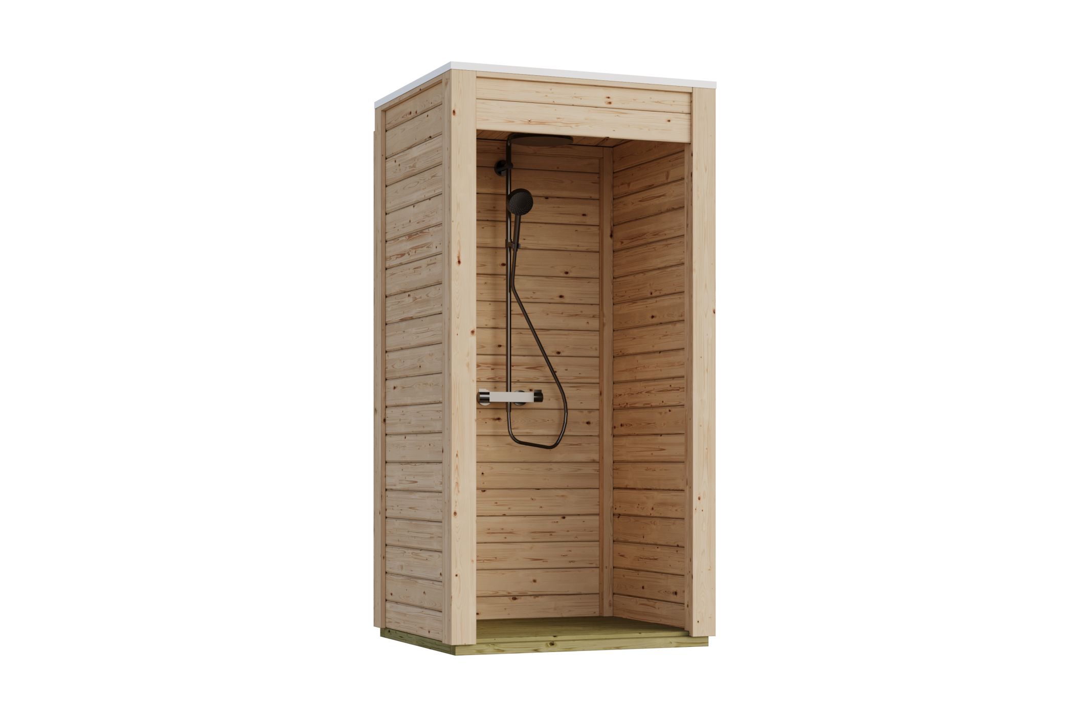 outdoor Dusche, Holzschuppen, Duschkabine, Lattenholz, Garten Ausrüstung