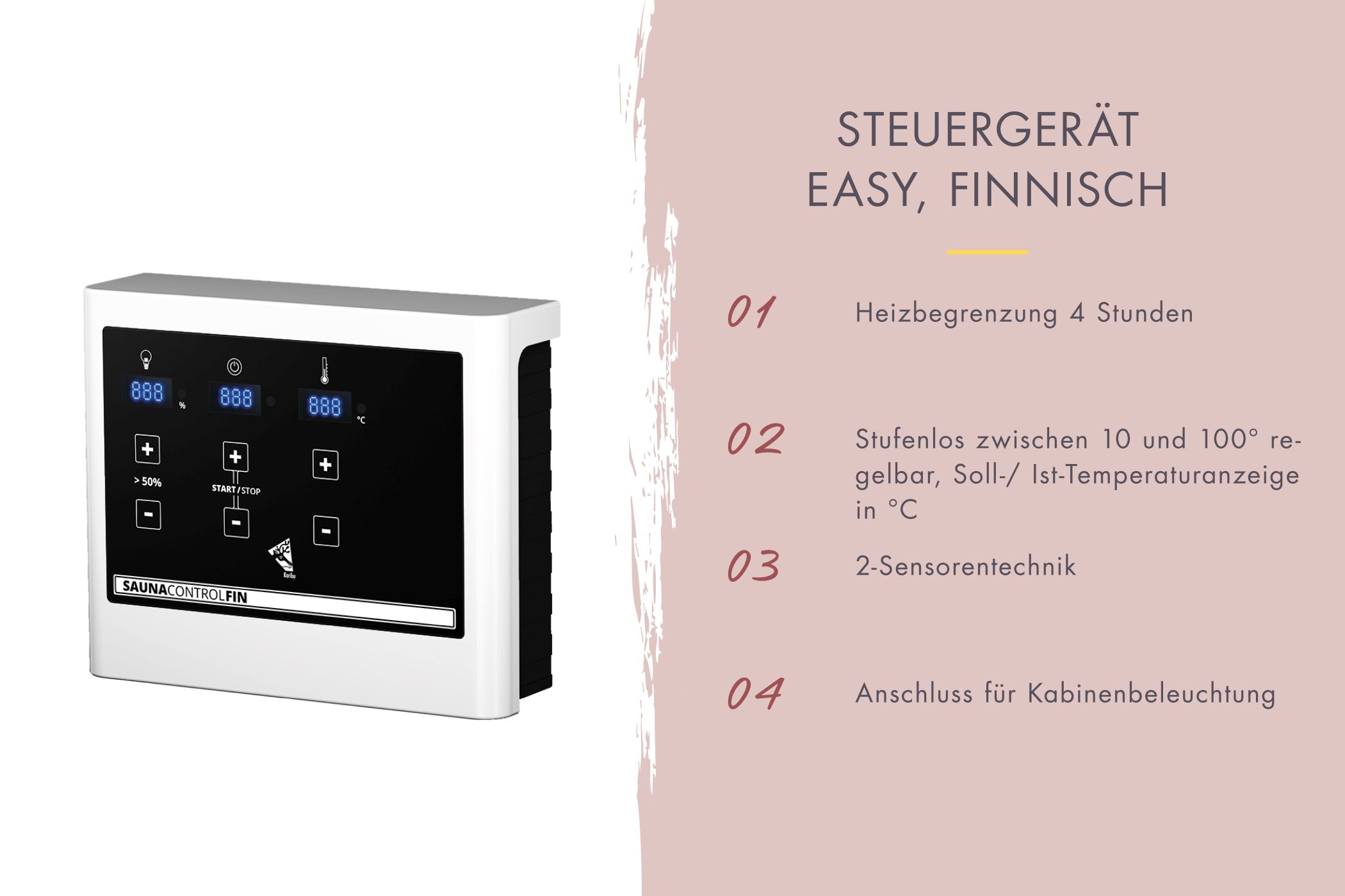 Sparset Saunaofen 11 kW + Steuergerät Easy Finnisch