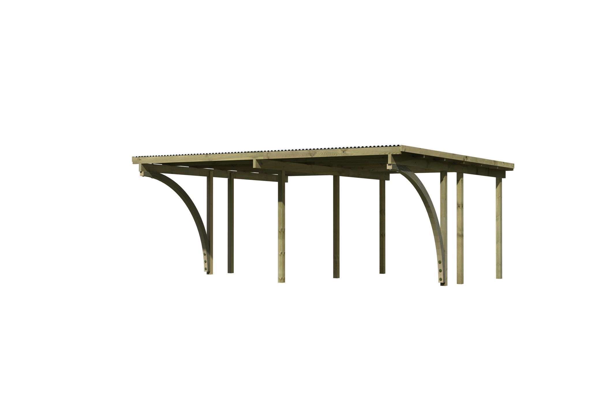 Doppelcarport BASIC 1 Set / Lagerabverkauf