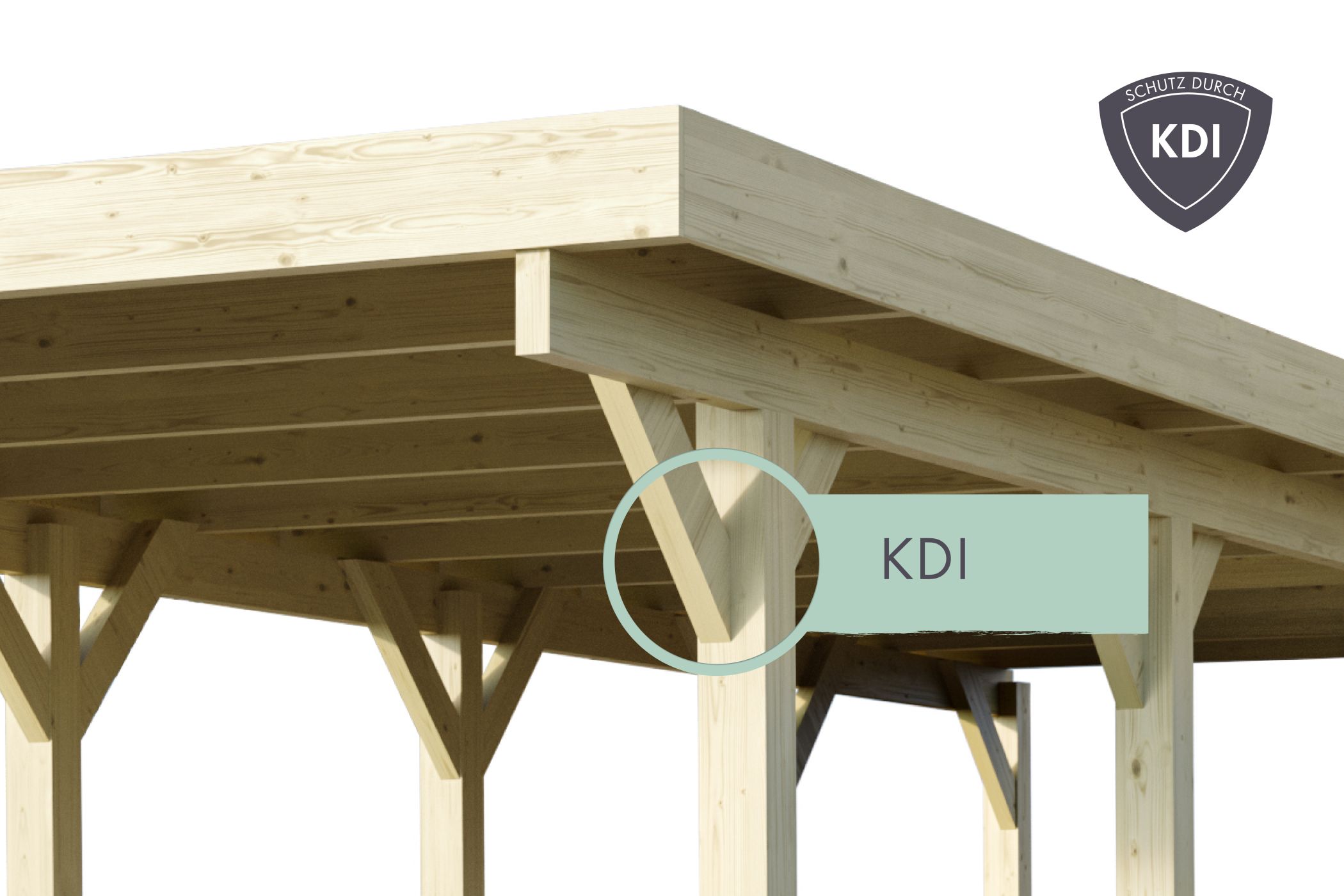 Einzelcarport BASIC 2 Set / Lagerabverkauf