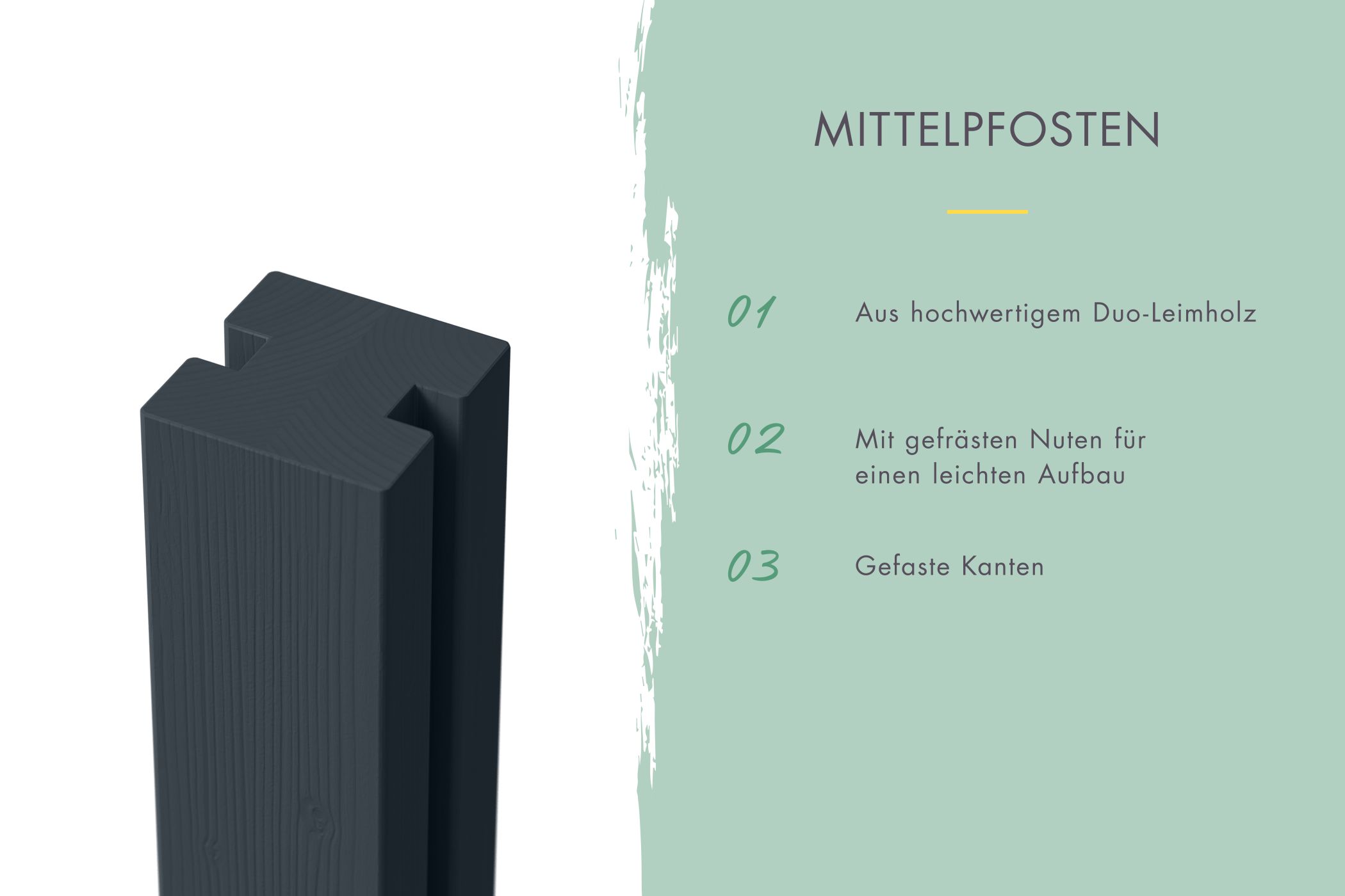 Lamellenzaun Komplettset lichtgrau / 1-10 Zaunfelder je 195 x 186 cm