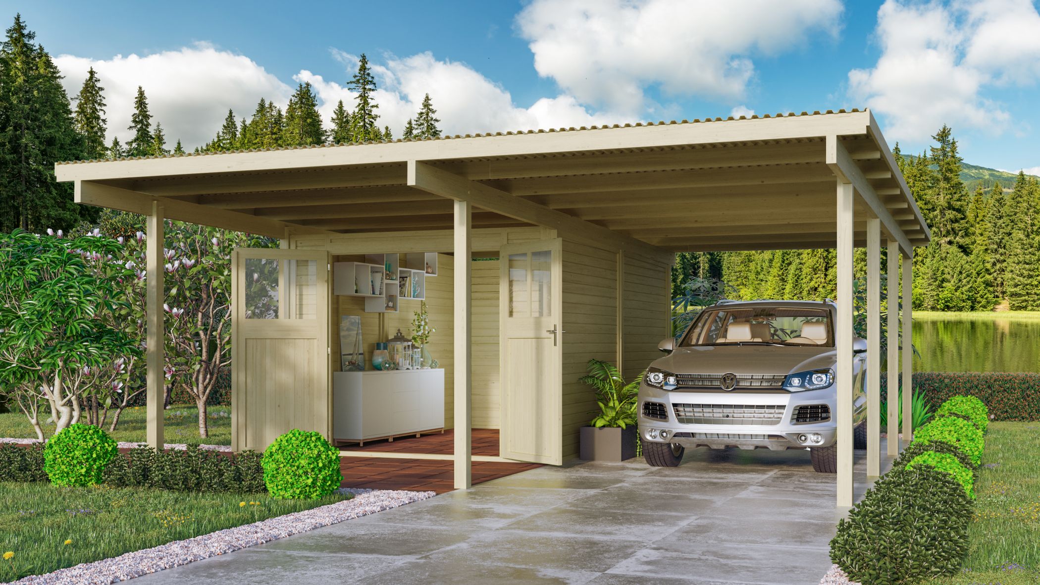 Doppelcarport BASIC 2