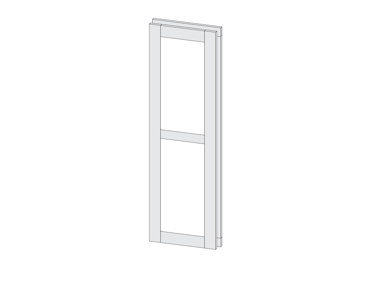 Fenster aus Holz für Karibu Gartenhäuser