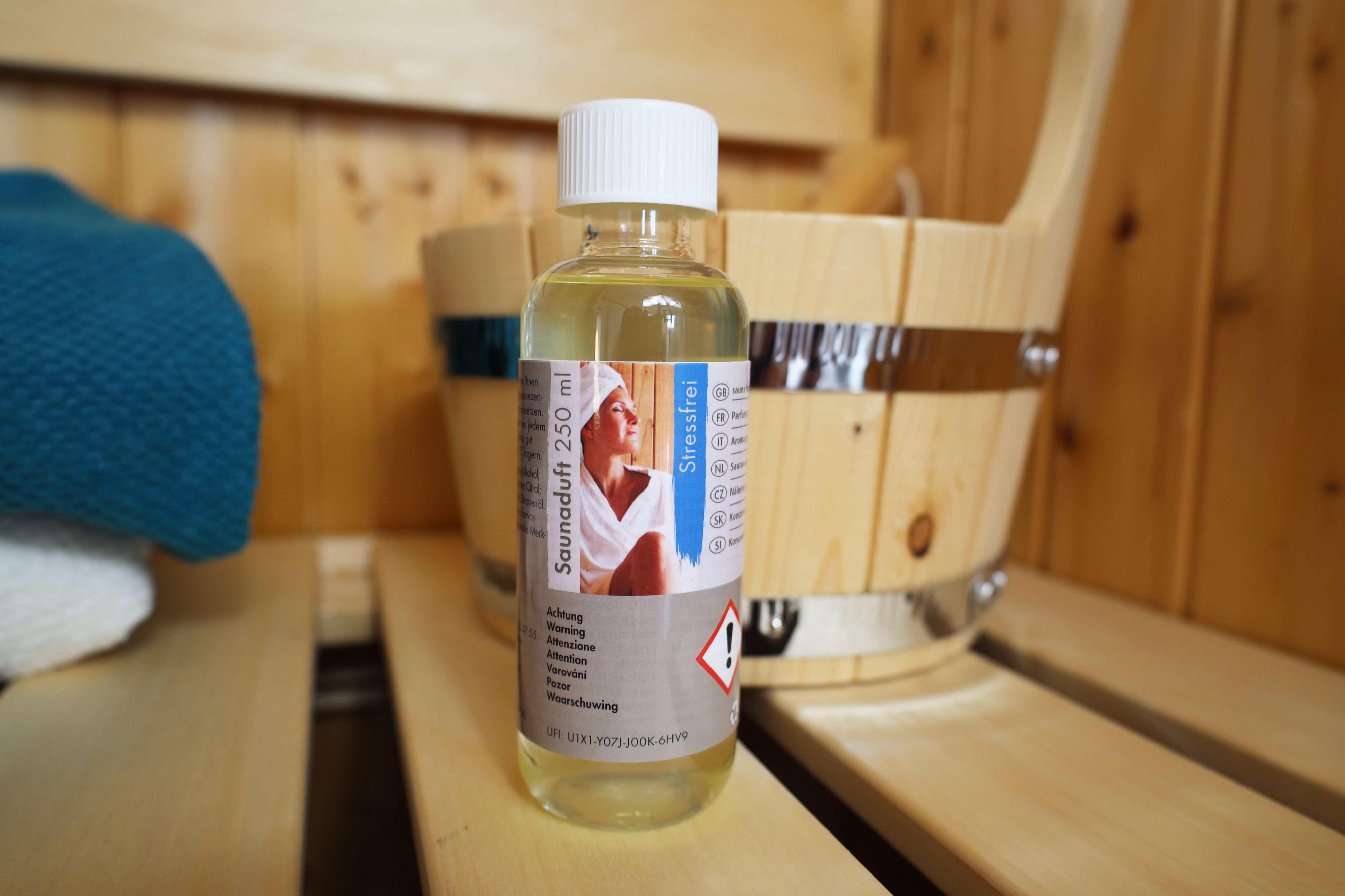 Saunaduft Stressfrei 250ml / Lagerabverkauf