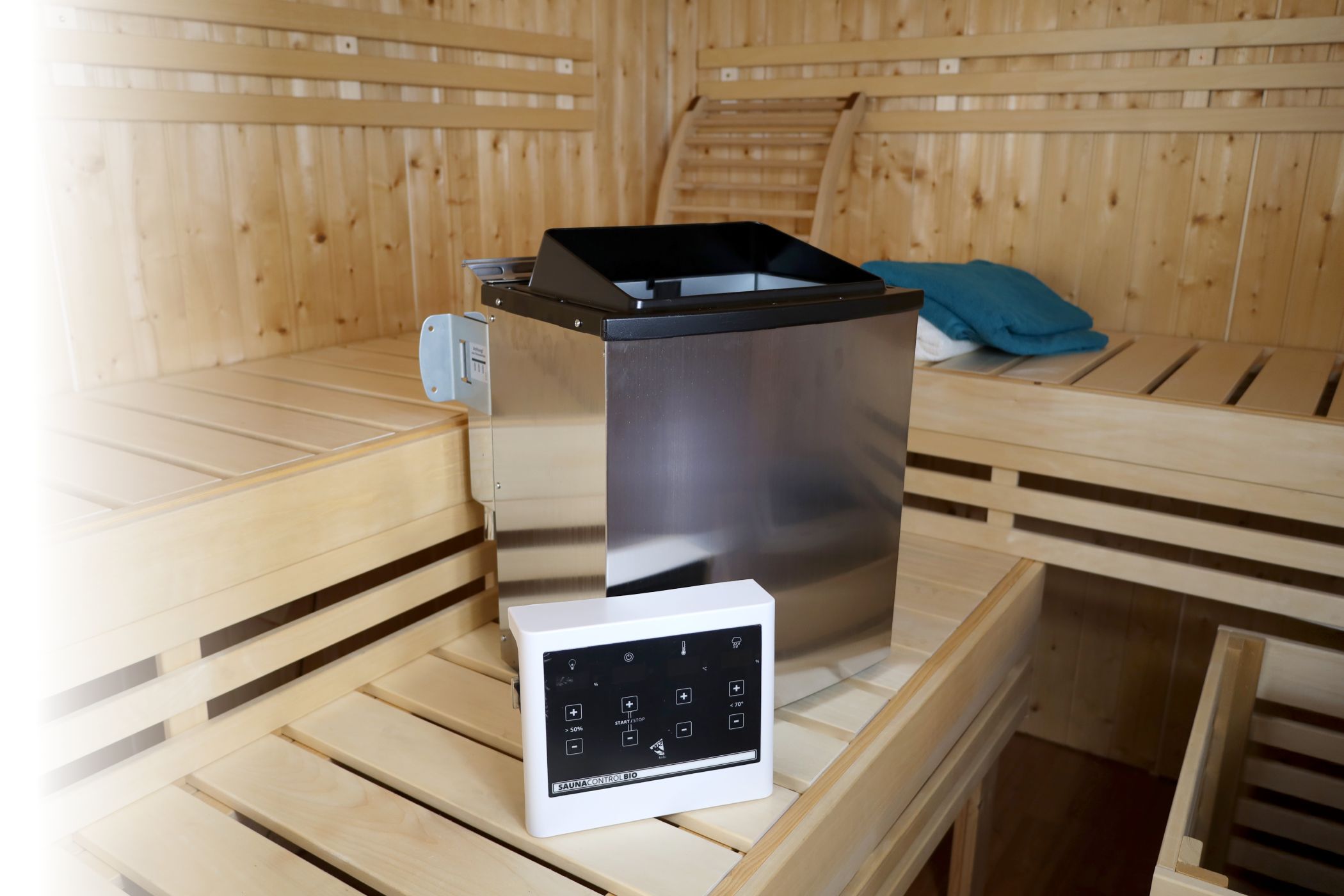 Sparset Bio-Kombiofen 11 kW + Steuergerät Easy Bio