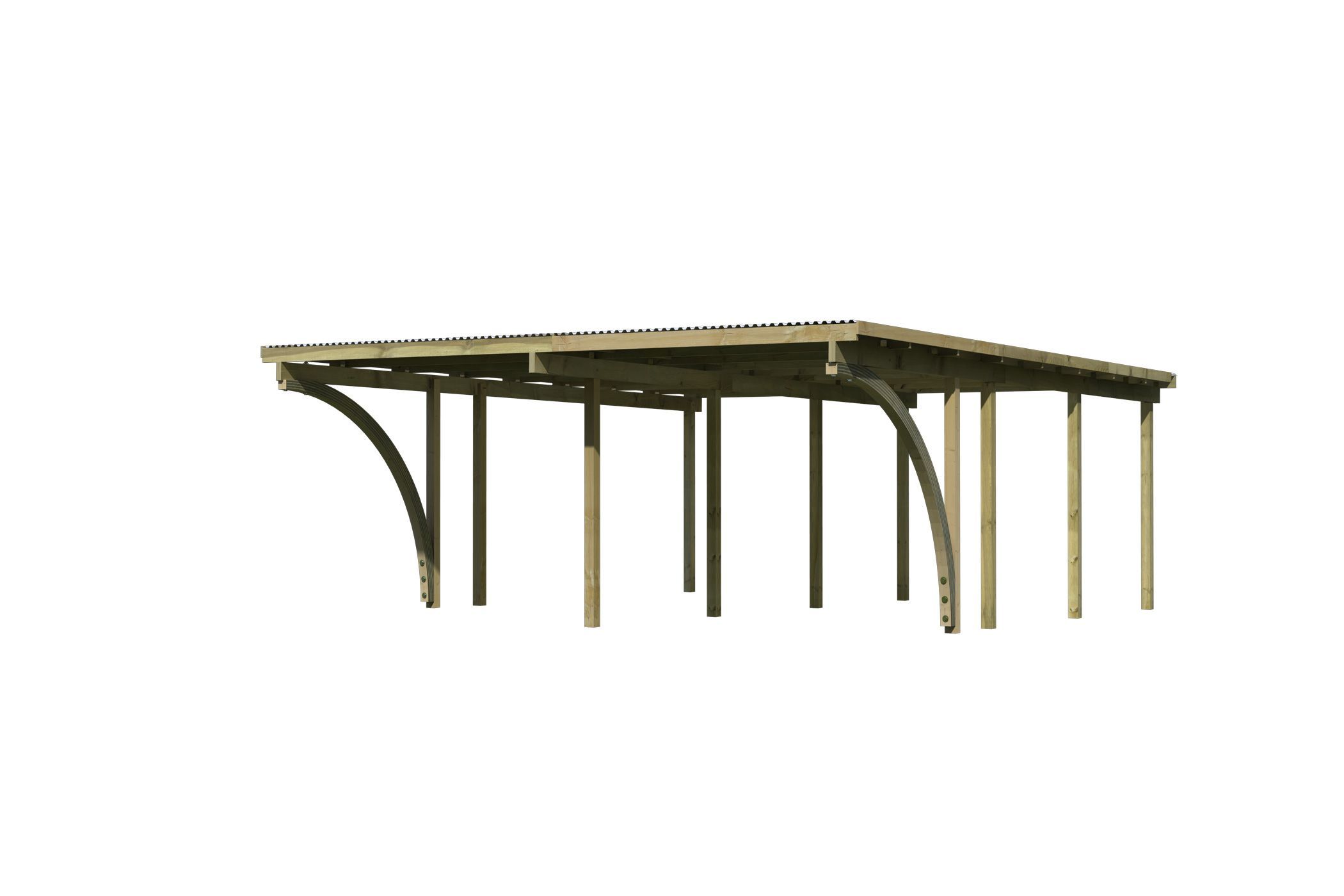 Doppelcarport BASIC 2 Set / Lagerabverkauf