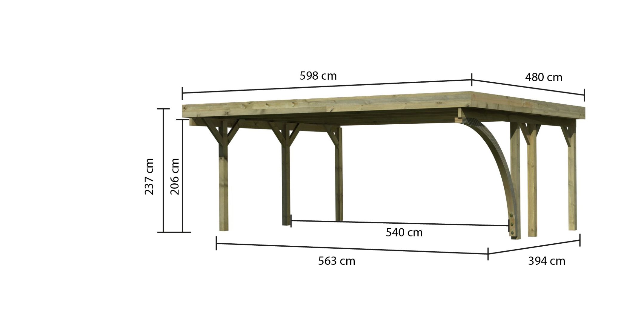 Doppelcarport Classic 1