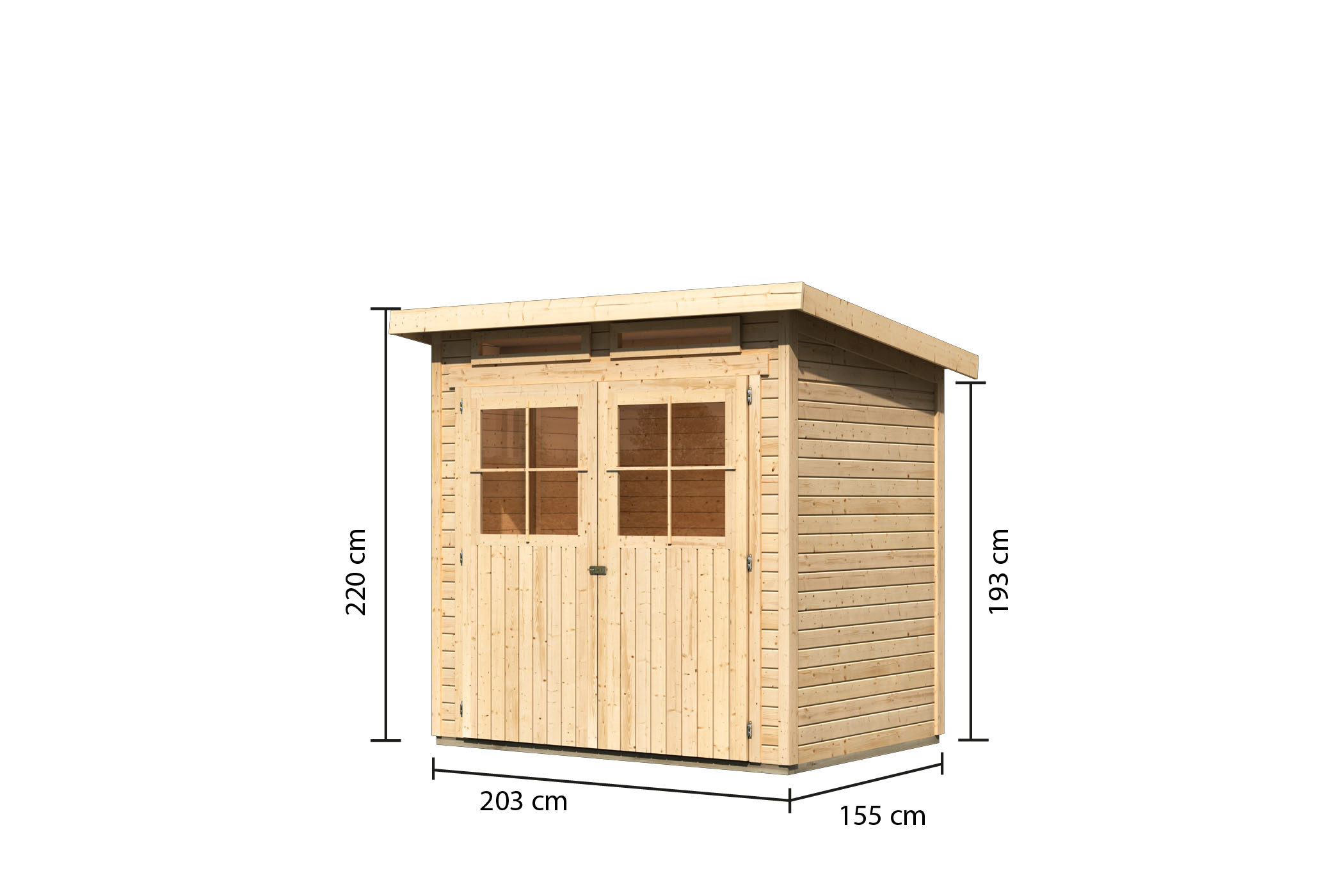 Karibu Gartenhaus System