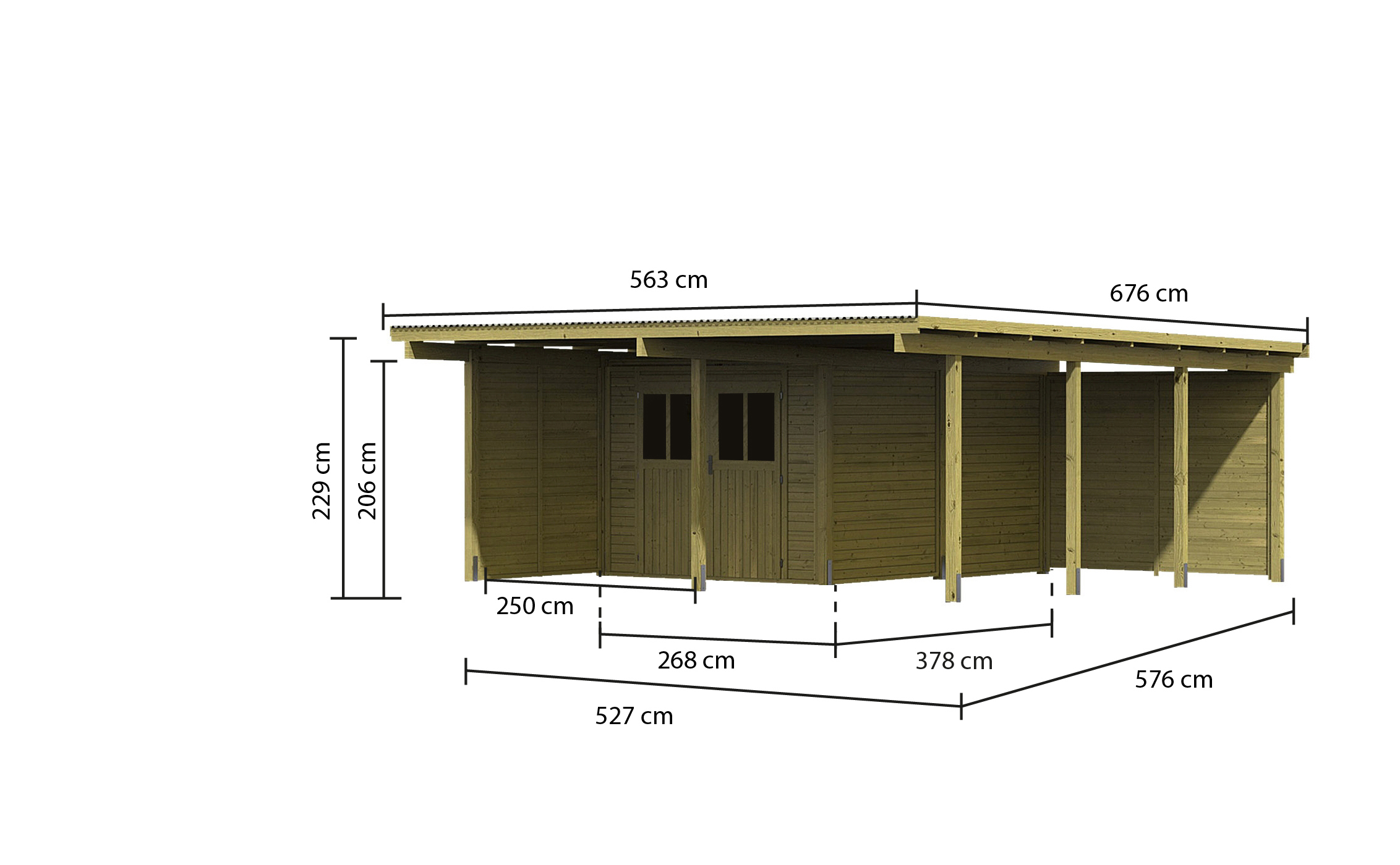 Doppelcarport BASIC 2