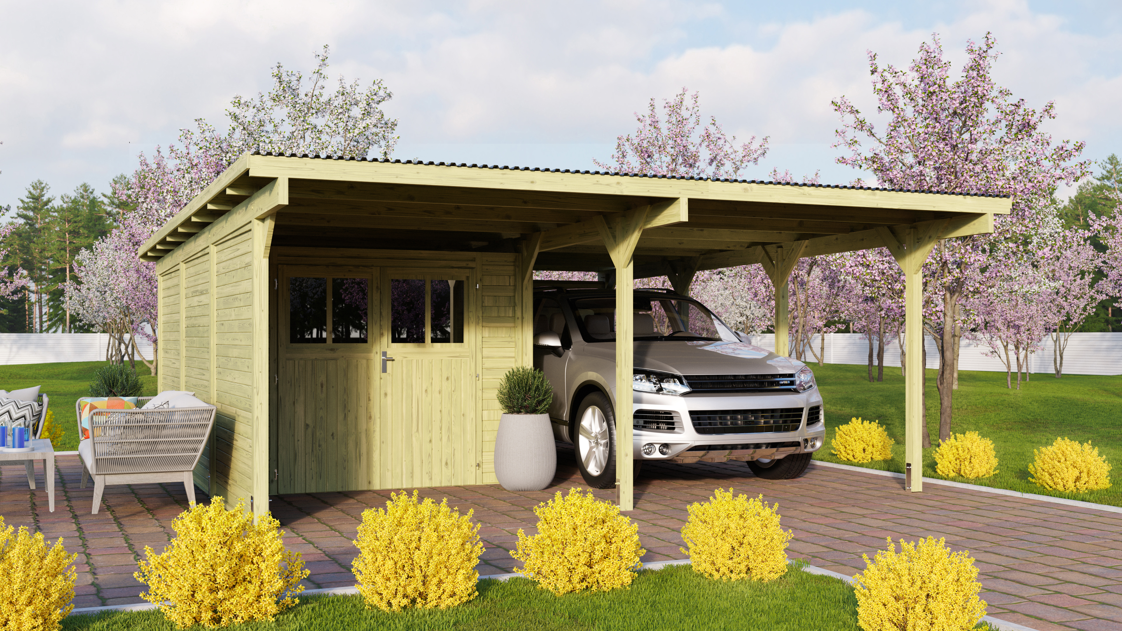 Doppelcarport BASIC 2
