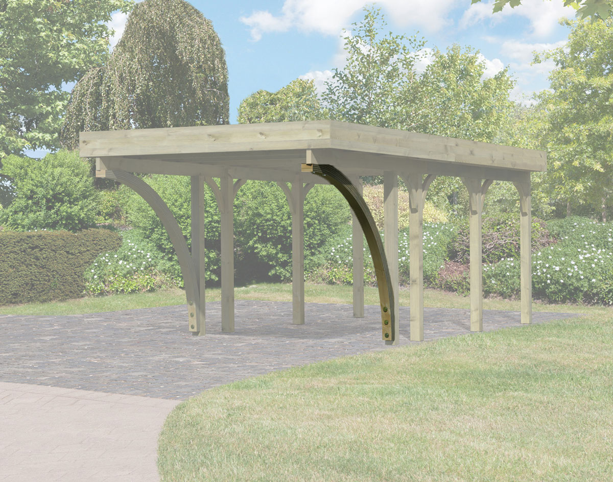 Carport Einfahrtsbogen