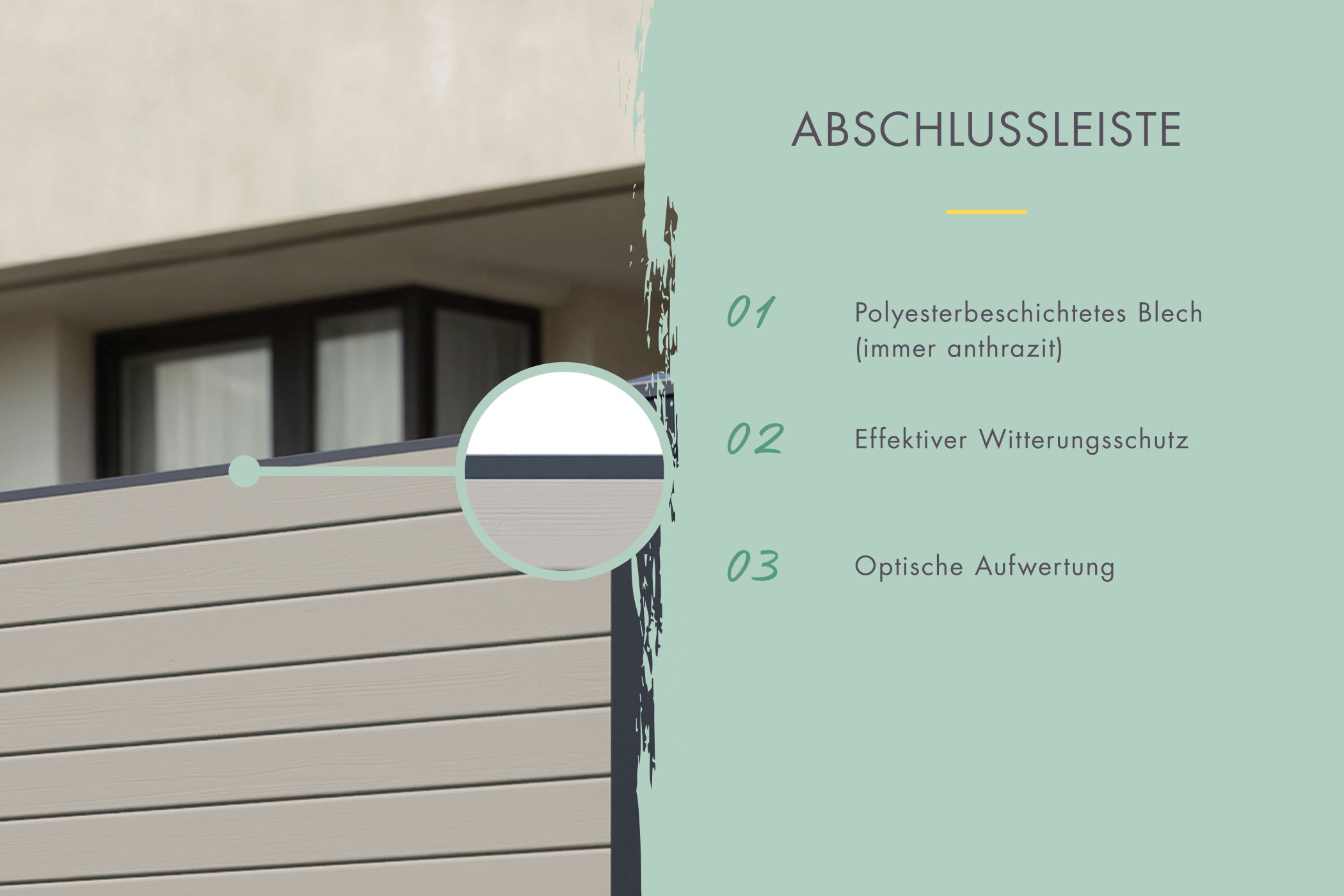 Sichtschutzzaun Komplettset lichtgrau / 1-10 Zaunfelder je 195 x 186 cm