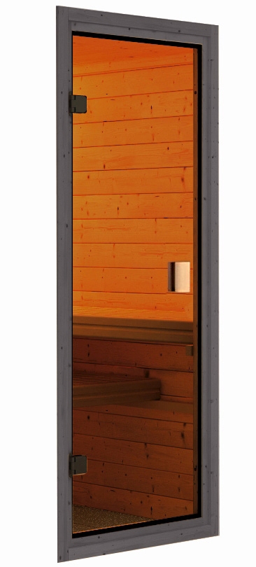 Saunatürelement Classic bronziert / Lagerabverkauf
