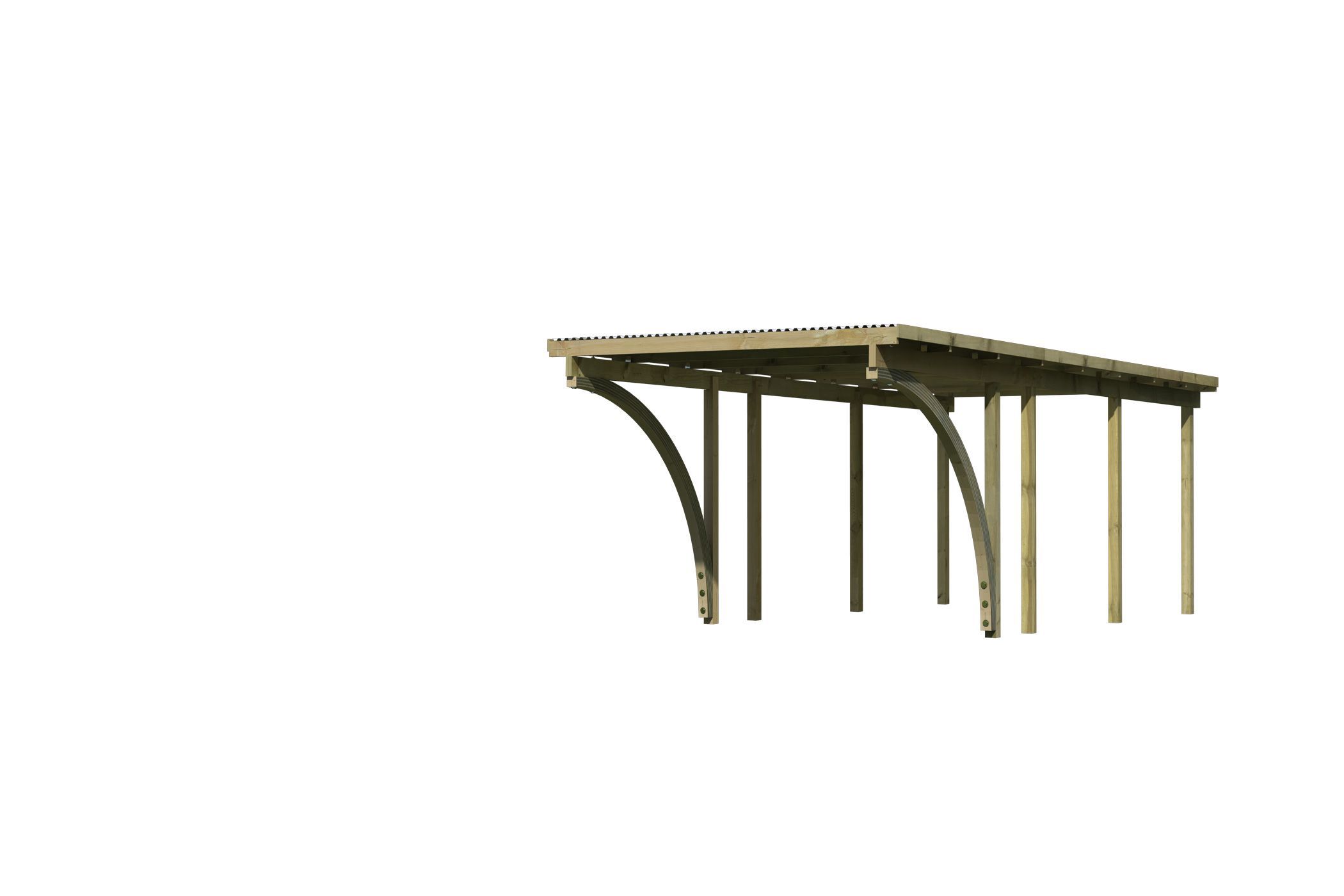 Einzelcarport BASIC 2 Set / Lagerabverkauf