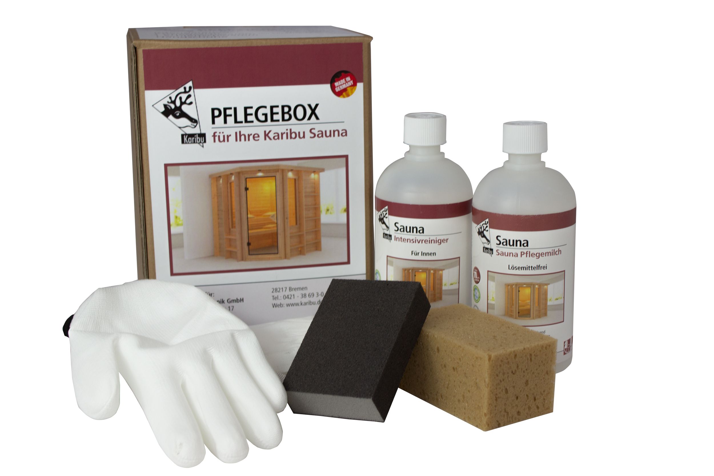 Pflegebox für Sauna