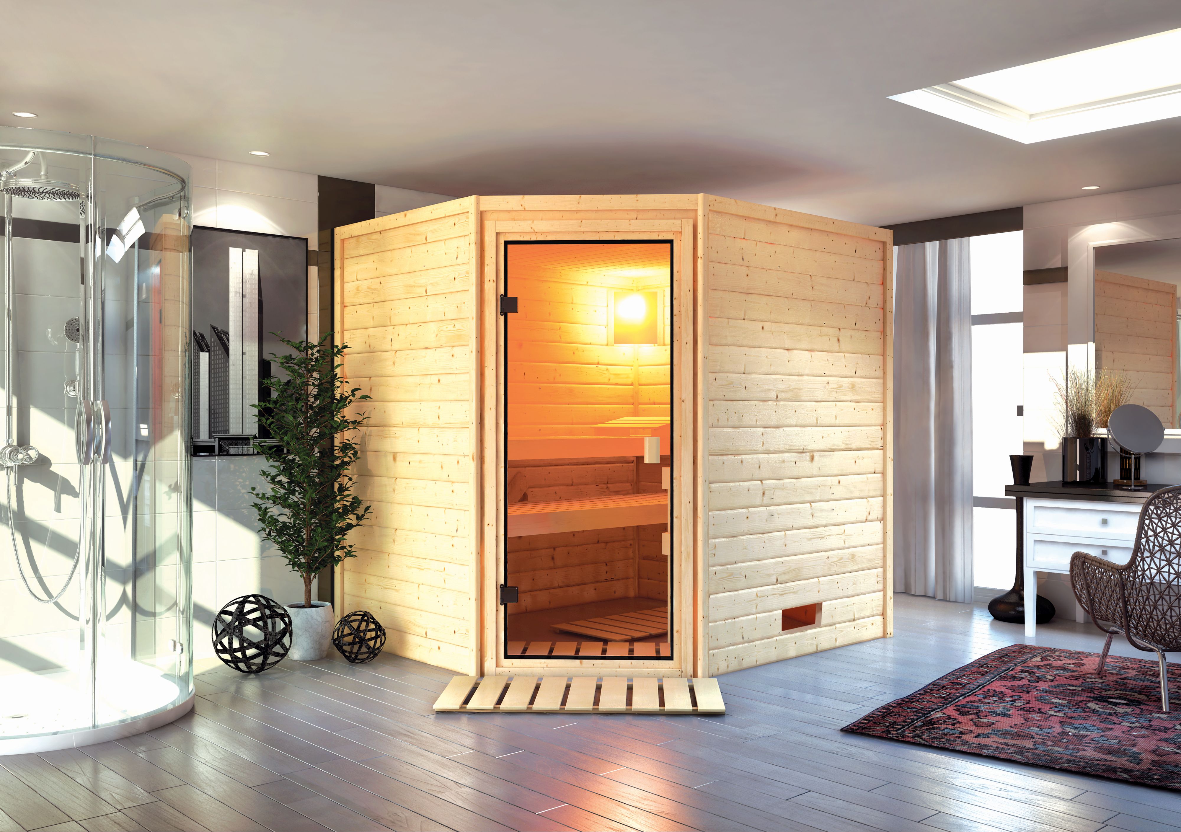 Drinnen, Innenarchitektur, Pflanze, Holzpaneele, Teppich