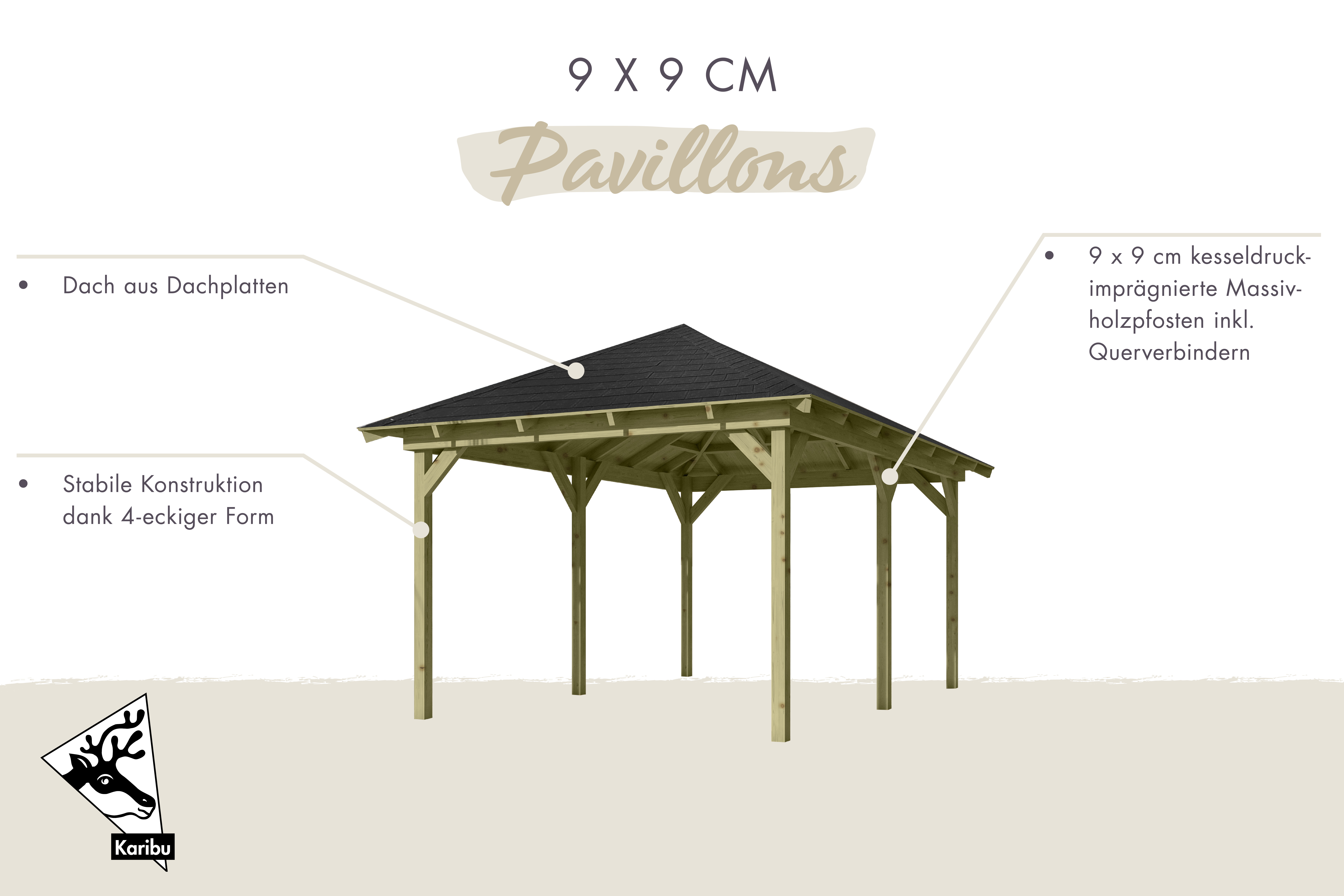Pavillon Perida / Lagerabverkauf