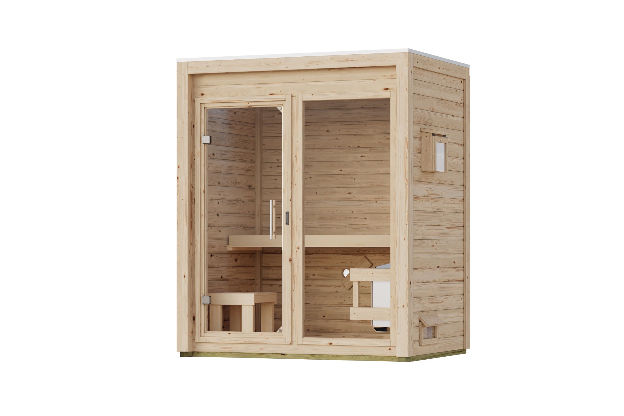 Holzhaus, Sauna, Saunakabine, Nagel, Holzbau