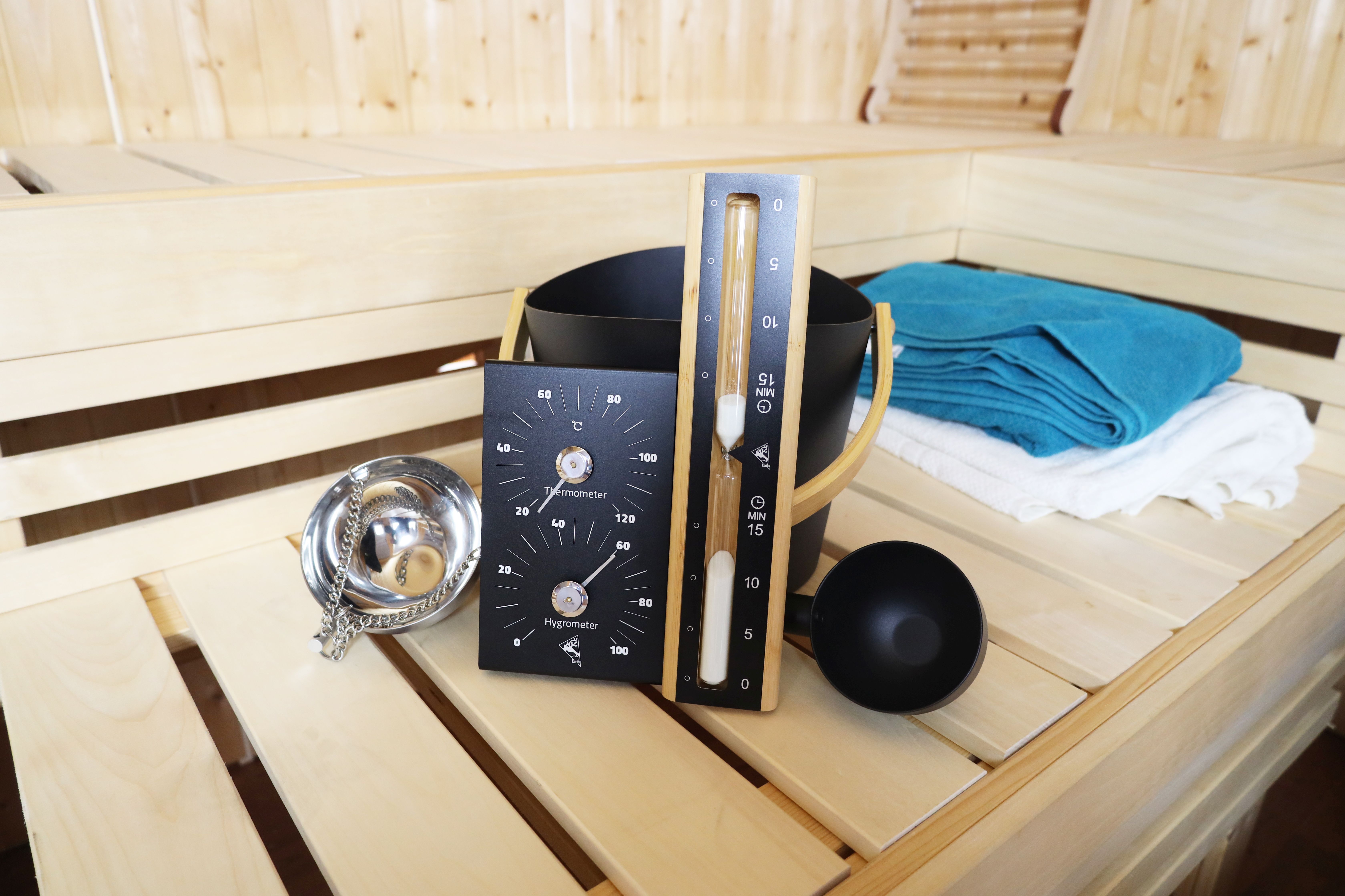 Saunazubehörset Premium 5 Teilig