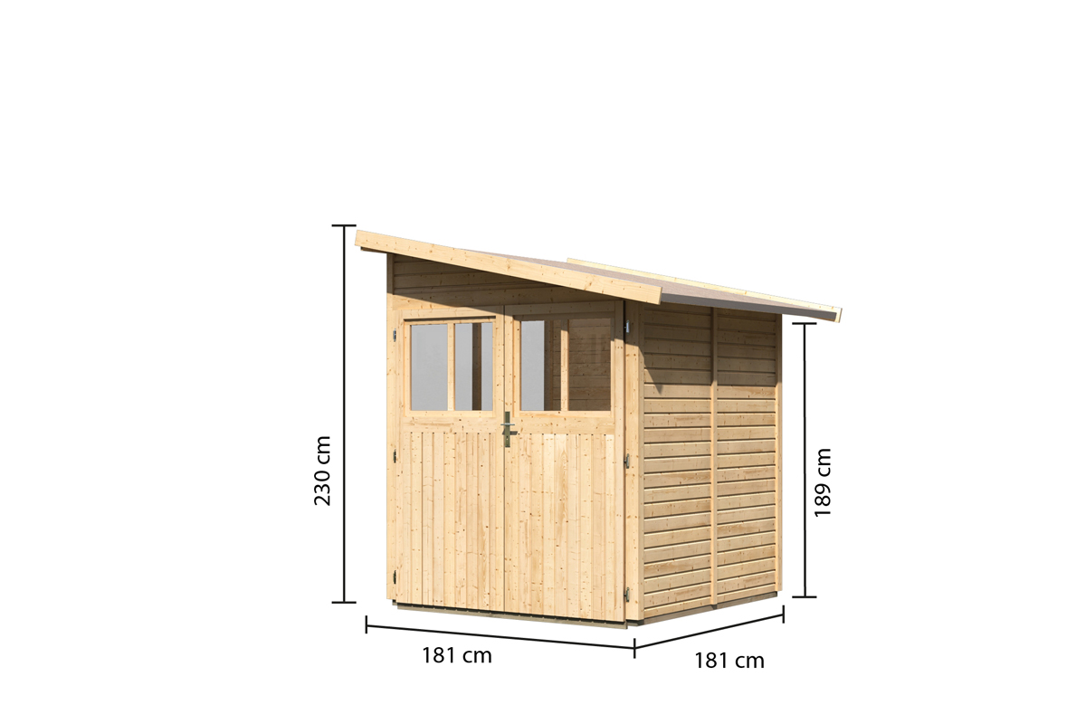 Karibu Gartenhaus System