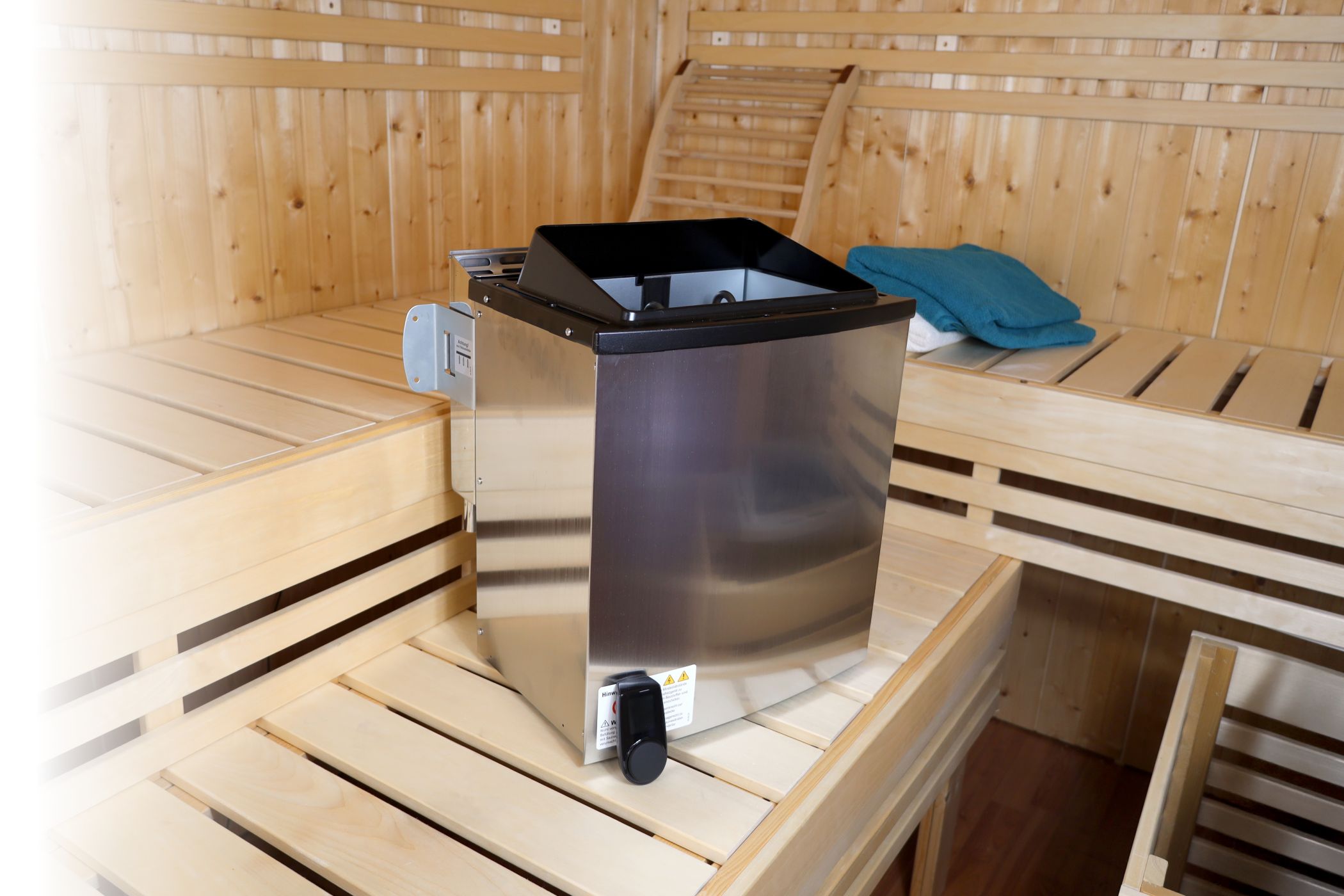 Sparset Bio-Kombiofen 11 kW + Steuergerät HUUM "UKU WIFI" mit App Steuerung