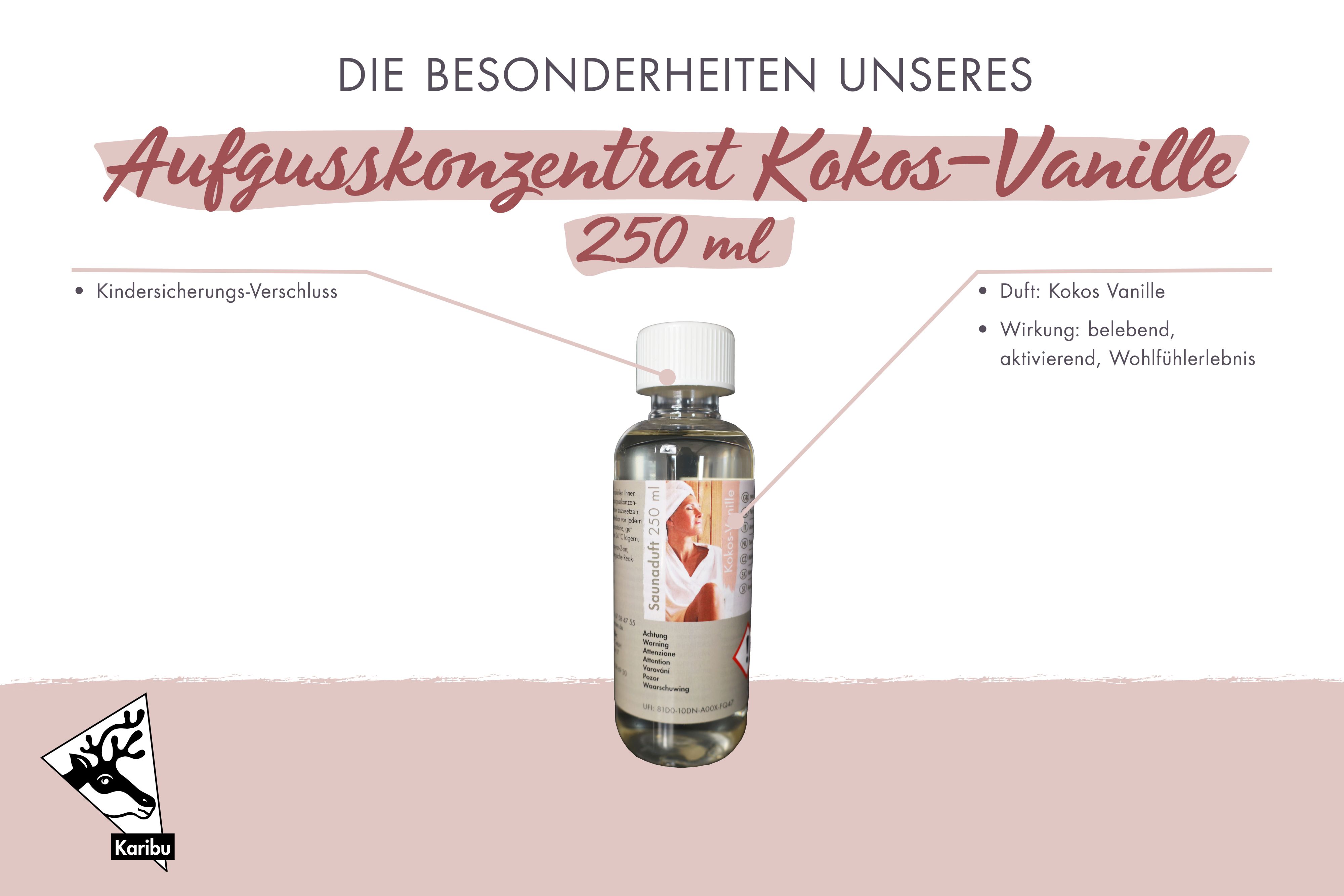Saunaduft Kokos Vanille 250ml / Lagerabverkauf